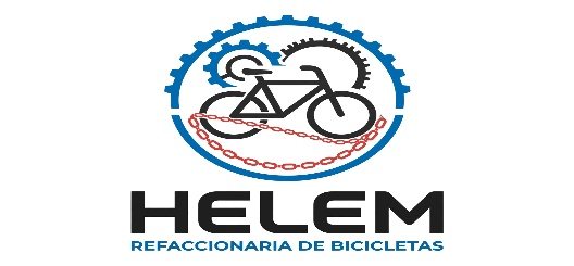 Logotipo de REFACCIONES DE BICICLETAS "HELEM"
